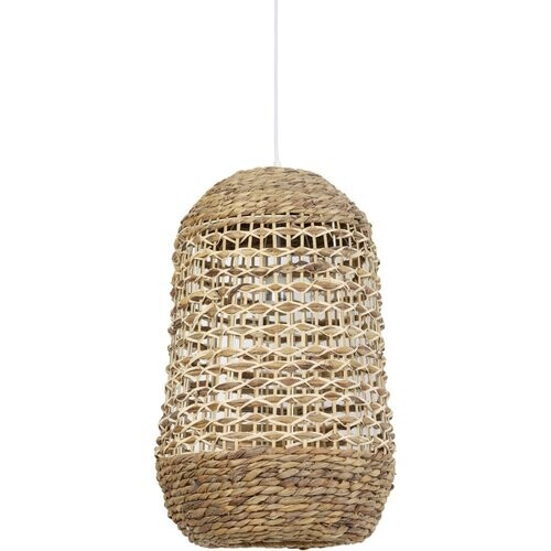 Tweedekans Light & Living Hanglamp Tripoli – Ø 37,5 cm – Gevlochten Rotan In Naturel/Bruin – Moderne Ronde Lamp Voor Woonkamer En Eetkamer – Exclusief Lichtbron – E27 Fitting