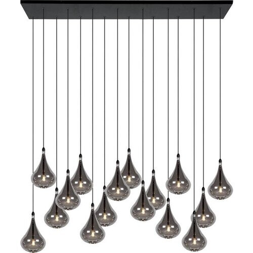 Tweedekans Lucide TEARS - Hanglamp - LED Dimbaar - G4 - 16x1,5W 3000K - Zwart