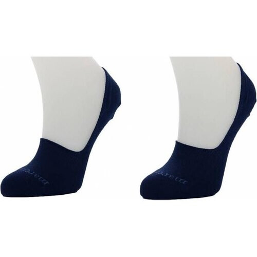 Tweedekans Marcmarcs Sneakersokken - 2 Paar - Antislip tape op hiel - Maat 42 - Blauw