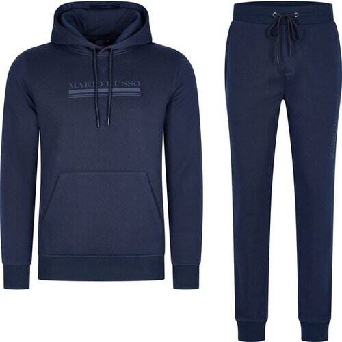 Tweedekans Mario Russo Trainingspak Anselm- Huispak - Joggingpak - Hoodie - Navy - M