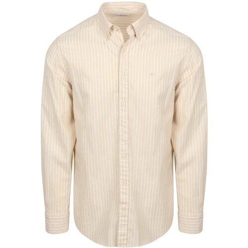 Tweedekans McGregor Striped Cotton Linen Shirt - Cotton/Linnen - XXL