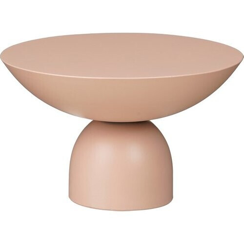 Tweedekans Mica Decorations Celise Bijzettafel - H28 x Ø47 cm - Metaal - Lichtroze