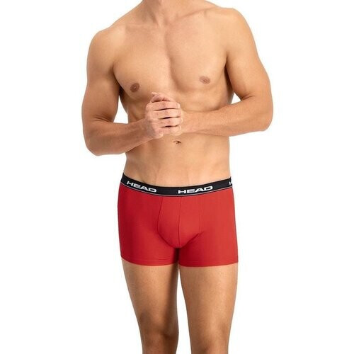 Tweedekans HEAD Microfiber 2-Pack Boxers – Rood en Zwart – Maat M – Comfortabele, Elastische Pasvorm