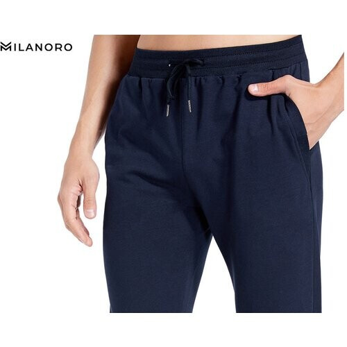 Tweedekans Milanoro Comfortabele en ultrazachte joggingbroeken - 2 pack - Marineblauw & Antraciet - Maat XL