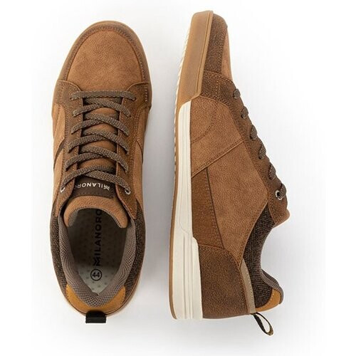 Tweedekans Milanoro - Comfortabele sneakers voor heren - Cognac - Maat 42