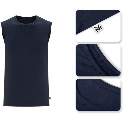 Tweedekans Milanoro - XL - Mouwloos T-shirt - Donkerblauw