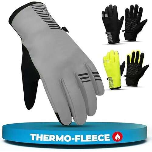 Tweedekans MIVELO Winter Handschoenen - Winddicht - Waterdicht - Touchscreen - 3M Isolatie - Antislip - Grijs XXL