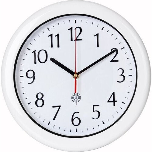 Tweedekans Monzana Wandklok - Automatische Tijdsverandering Waterdicht – Wit