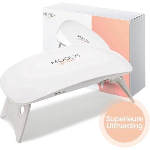 Tweedekans Moods Gellac - Compacte Nagellamp- UV Lamp Gelnagels - Mini Nageldroger - Makkelijk Mee te Nemen - Wit