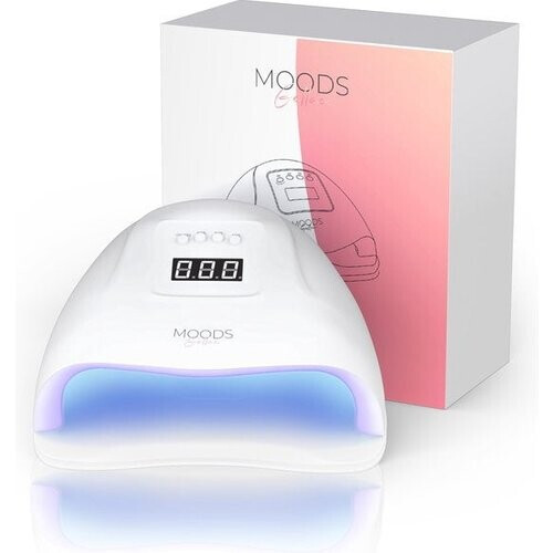 Tweedekans Moods Gellac Professionele Luxe UV Nagellamp - Nageldroger - Bedienbaar met Knoppen - Krachtige LED Lamp - Wit