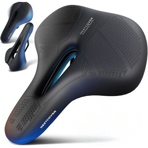 Tweedekans NEXTCOVER® Fietszadel City met Memory Foam 3.0 - Het origineel - ergonomisch Fietszadel Dames of Fietszadel Heren met Memory Foam 3.0 voor Maximaal Rijcomfort - Fiets Zadel Comfortabel zacht