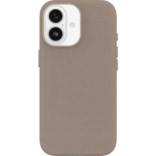 Tweedekans OtterBox Symmetry iPhone 17 Back Cover met MagSafe Magneet Leer Grijs