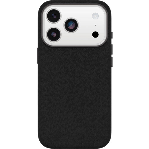 Tweedekans OtterBox Symmetry iPhone 17 Pro Back Cover met MagSafe Magneet Leer Zwart