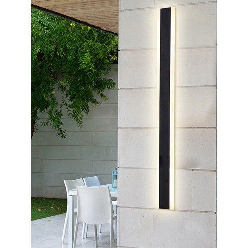Tweedekans outdoor moderne led lamp - 90 cm - zwart