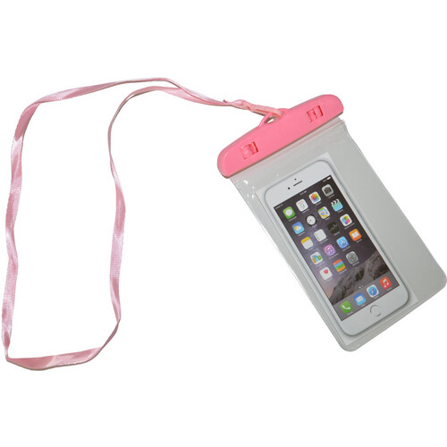Tweedekans Pacific Waterproof Telefoonhoes - voor alle typen mobiele telefoons - Roze