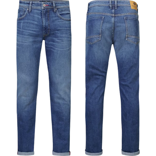 Tweedekans Petrol Industries Santiago Jeans - Denim Straight - Medium Used - W33-L34