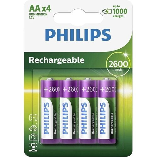 Tweedekans Philips AA Oplaadbare batterijen