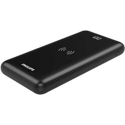 Tweedekans Philips DLP1011Q/00 Powerbank - 10000mAh - QI - 2 USB-Poorten - Power Delivery - Zwart