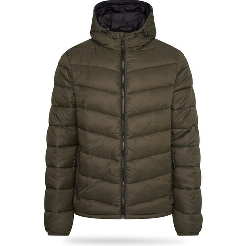 Tweedekans Pierre Cardin - Heren Jas winter Gewatteerde Jas - Groen - Maat M
