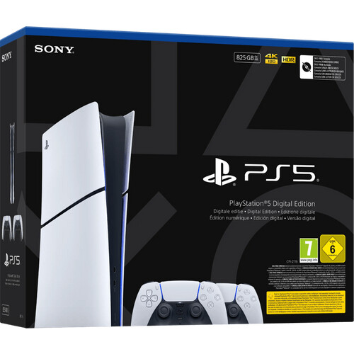 Tweedekans PlayStation 5 Slim Digital Edition + Extra Controller Wit