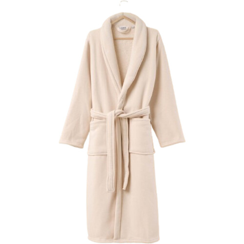 Tweedekans SJUMO Badjas – Almond Cream – Maat L/XL – Ultra-zacht & Duurzaam