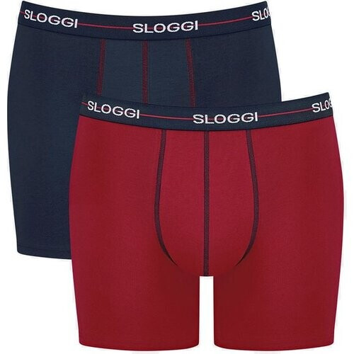 Tweedekans Sloggi Start Hipster heren slips 2-pack – rood & navy – maat XL