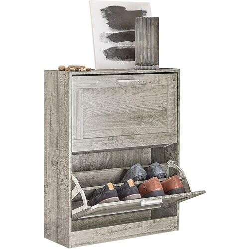 Tweedekans SoBuy  Schoenenrek Schoen opbergkast Organizer Unit - FSR137-HG - B60 x D23 x H79cm