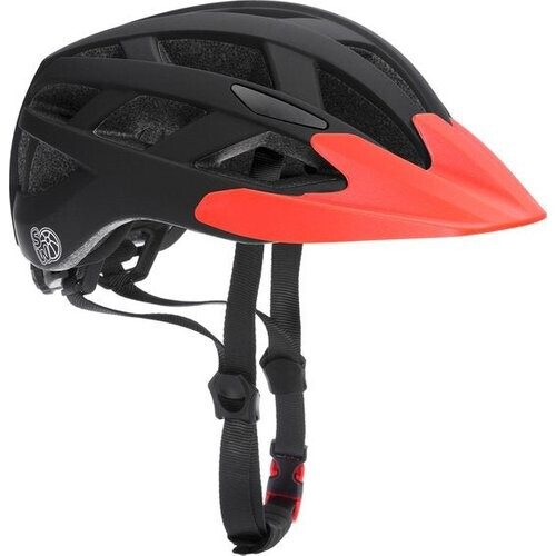 Tweedekans Spielwerk Fietshelm Kids - M 54-57cm - CE Keuring – Zwart/Oranje