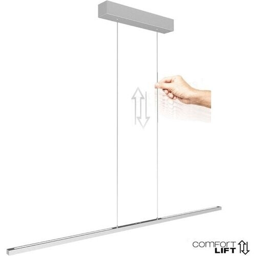 Tweedekans Steinhauer - Design Hanglamp Bande - Moderne Metaal Lamp met LED - In Hoogte Verstelbaar - Staal Kleur