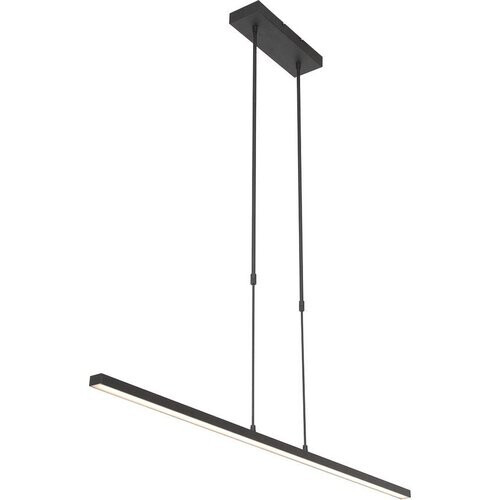 Tweedekans Steinhauer - hanglamp - Bande - zwart - kunststof metaal - design lamp - LED - 3319ZW