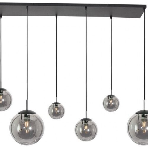 Tweedekans Steinhauer - hanglamp - Bollique LED - zwart - glas metaal - design lamp - E27 - 3499ZW