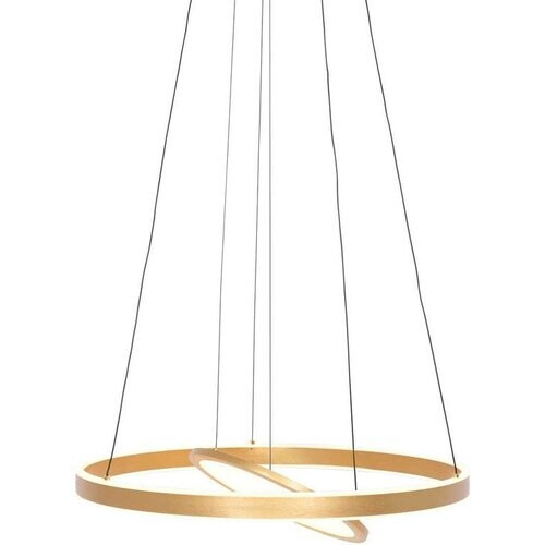 Tweedekans Steinhauer - hanglamp - Ringlux - goud - glas metaal - Ø 60cm - LED - 3514GO