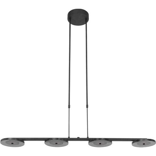 Tweedekans Steinhauer - hanglamp - Turound - zwart - glas metaal - design lamp - LED - 3512ZW