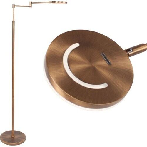 Tweedekans Steinhauer - vloerlamp - Soleil - brons - metaal - design lamp - LED - 3515BR