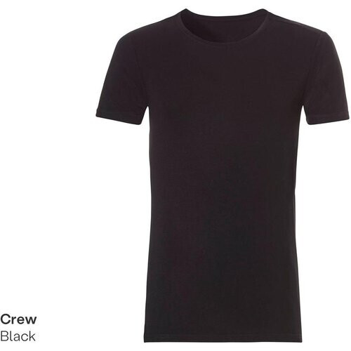 Tweedekans Ten Cate Bamboo Basic Heren T-Shirt - V-hals - maat S - Black