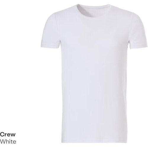 Tweedekans Ten Cate Heren T-shirt – Maat L – Bamboe – Wit – Ronde Hals – Comfortabel & Ademend