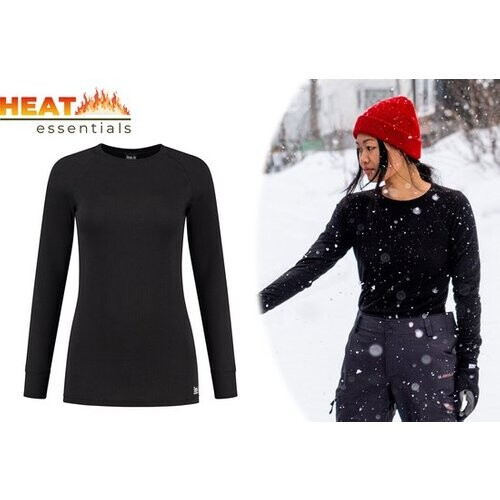 Tweedekans Thermo Ondergoed Dames - ThermoShirt Dames - Zwart - S - Thermokleding Dames - Thermo Shirt Dames Lange Mouw