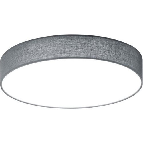 Tweedekans TRIO LUGANO - LED Plafondlamp - 42W - Dimbaar & Afstandsbediening - Nachtlampfunctie - Traploos Instelbare Lichtkleur - Plafondmontage - Grijs