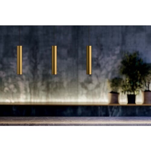 Tweedekans Tube pendant lamp iron 60x6x120 gold