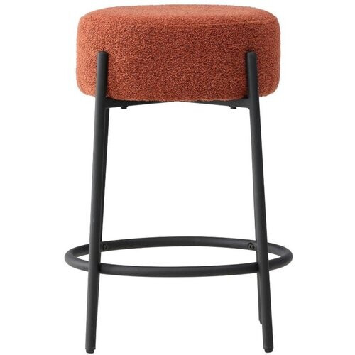 Tweedekans Tucson barstoel bouclé rood