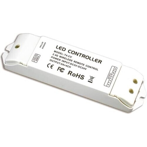 Tweedekans Velleman RGBW LED-controller ontvanger voor CHLSC20TX – 176 x 45 x 30 mm