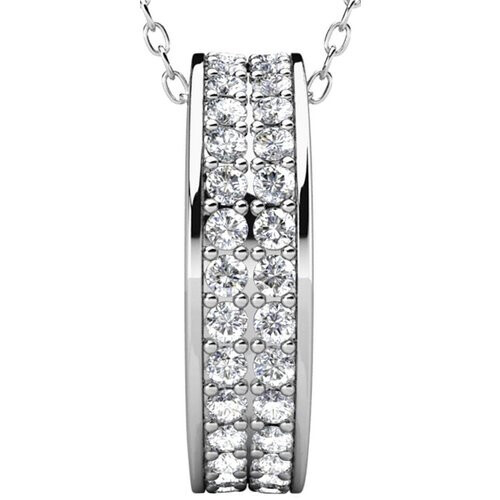 Tweedekans Yolora Dames Ketting met Hanger - Kalpa Camaka Kristallen - Zilverkleurig - 18K Witgoud Verguld - Vrouwen Collier Zilver - Sieraden - Halsketting - Luxe Giftbox - Geschenkdoos - Cadeau doos - Exclusieve Geschenkverpakking - Mooie Cadeauverpakking