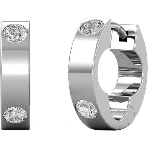 Tweedekans Yolora Dames Oorbellen – Zilverkleurige Oorringen met Kalpa Camaka Kristallen – 18K Witgoud Verguld – Inclusief Luxe Giftbox – Perfect Moederdag Cadeau