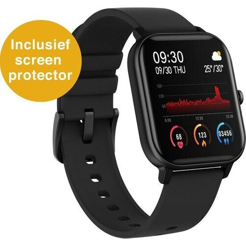 Tweedekans Zoluko Smartwatch voor Mannen & Vrouwen - Sporthorloge met Fitness Tracker – Stappenteller Horloge – Fitness Watch - Smartwatch Android – Smartwatch iOS – Zwart