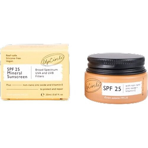 UpCircle SPF 25 Minerale Zonnebrandcreme - Reisformaat