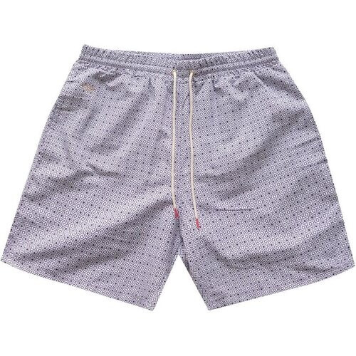 Vanilla Sand mannen vegan Zwemshort Coco Tegelprint