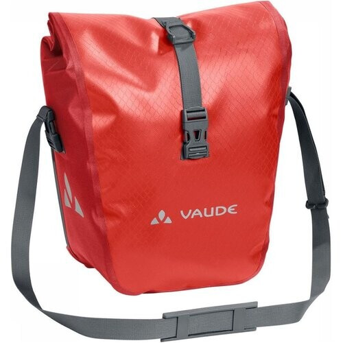 Vaude Aqua Front Dubbele Fietstas Lichtrood