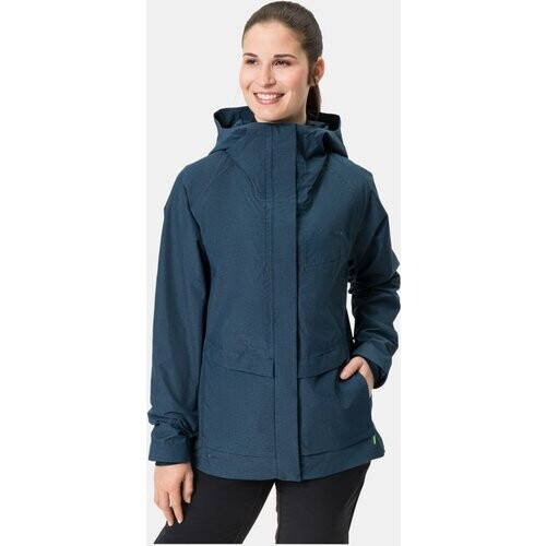Vaude Comyou Pro Rain Fietsjas Dames Marineblauw