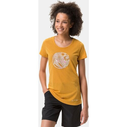 Vaude Women'S Skomer Print T-Shirt Ii Middengeel