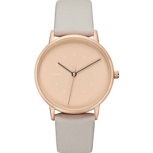 Votch dames vegan Horloge Lyka Roségoud & Lichtgrijs - Taupe